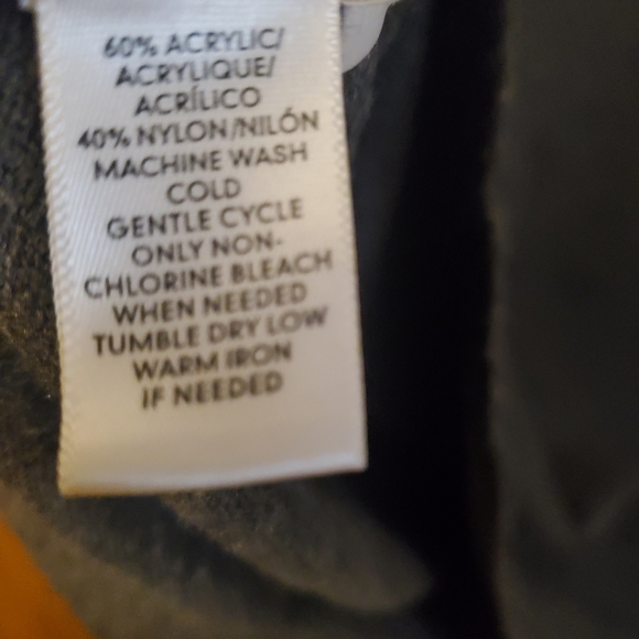 Ann Taylor Loft Gray Cowl Turtleneck Sweater - Picture 3 of 4